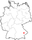 Karte Wallersdorf, Niederbayern
